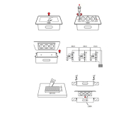Spacetronik Mediaport - gniazdo blatowe SPS-D26B V2 - 1153968 - zdjęcie 5